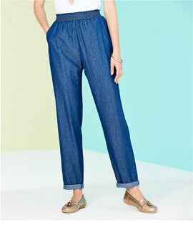 Shop Smock Waist Trousers